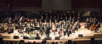 La Banda Sinfónica Nacional de Ciegos en Pergamino