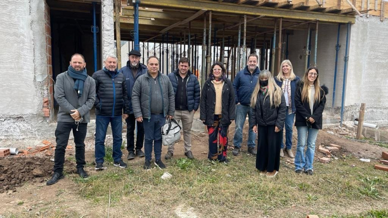 Avanza la obra de edificacin del Jardn de Infantes 926 del barrio Kennedy