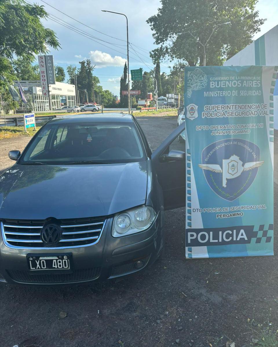 Pergaminense detenida cuando conducía un auto robado hace  más de una año en La Matanza