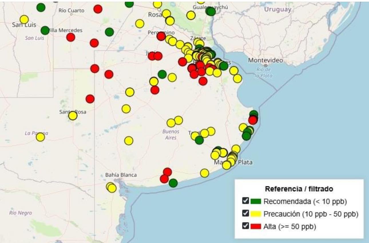 Pergamino,  una de las ciudades de la provincia con mayor concentración de arsénico en el agua