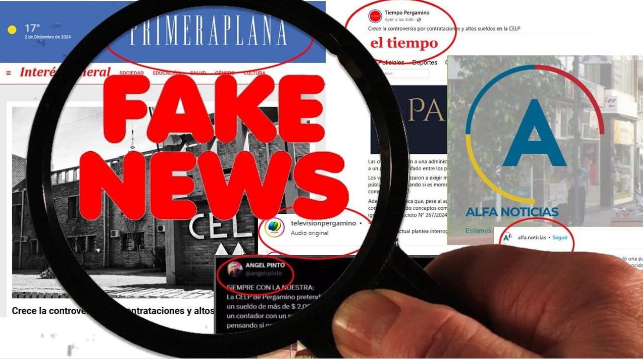 La presidencia de la CELP emitió un comunicado en su red social , que no queda abierta a los comentarios , que dice 'FAKE NEWS'