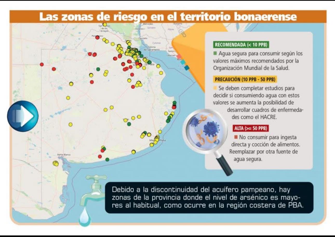 Nuestra ciudad está entre las zonas con más porcentaje de arsénico en el agua