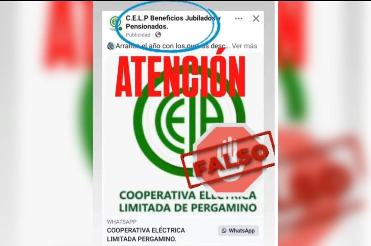 La CELP advierte sobre una página falsa que realiza estafas