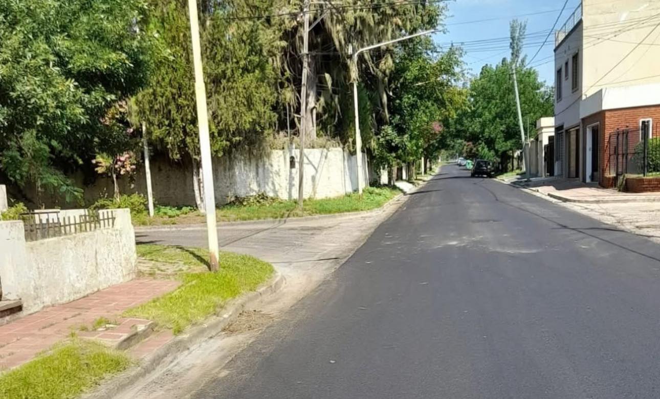 Debían rellenar dos baches y pavimentaron toda la calle