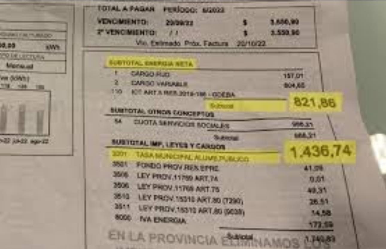 La Justicia convalidó resolución que impide a municipios cobrar tasas en boletas de servicios