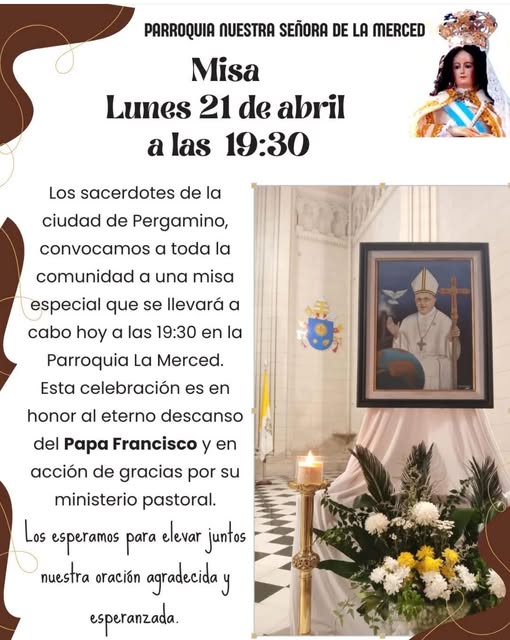 Misa especial por la muerte del Papa Francisco 