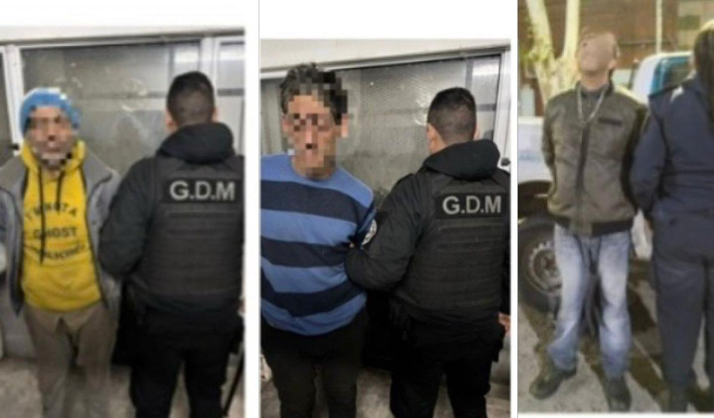 Tres detenidos en diferentes  puntos de la ciudad por  pedidos de captura activos