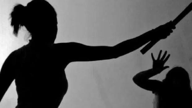 Una mujer golpeada con  un palo cuando intentaba  defender a su hija en Acevedo