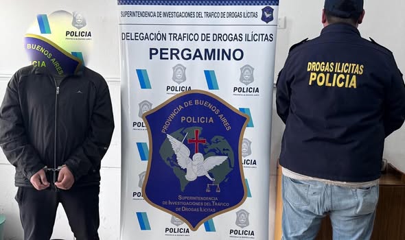 Detuvieron en Rojas a un sujeto que abastecía de droga a  puntos de venta en Pergamino 