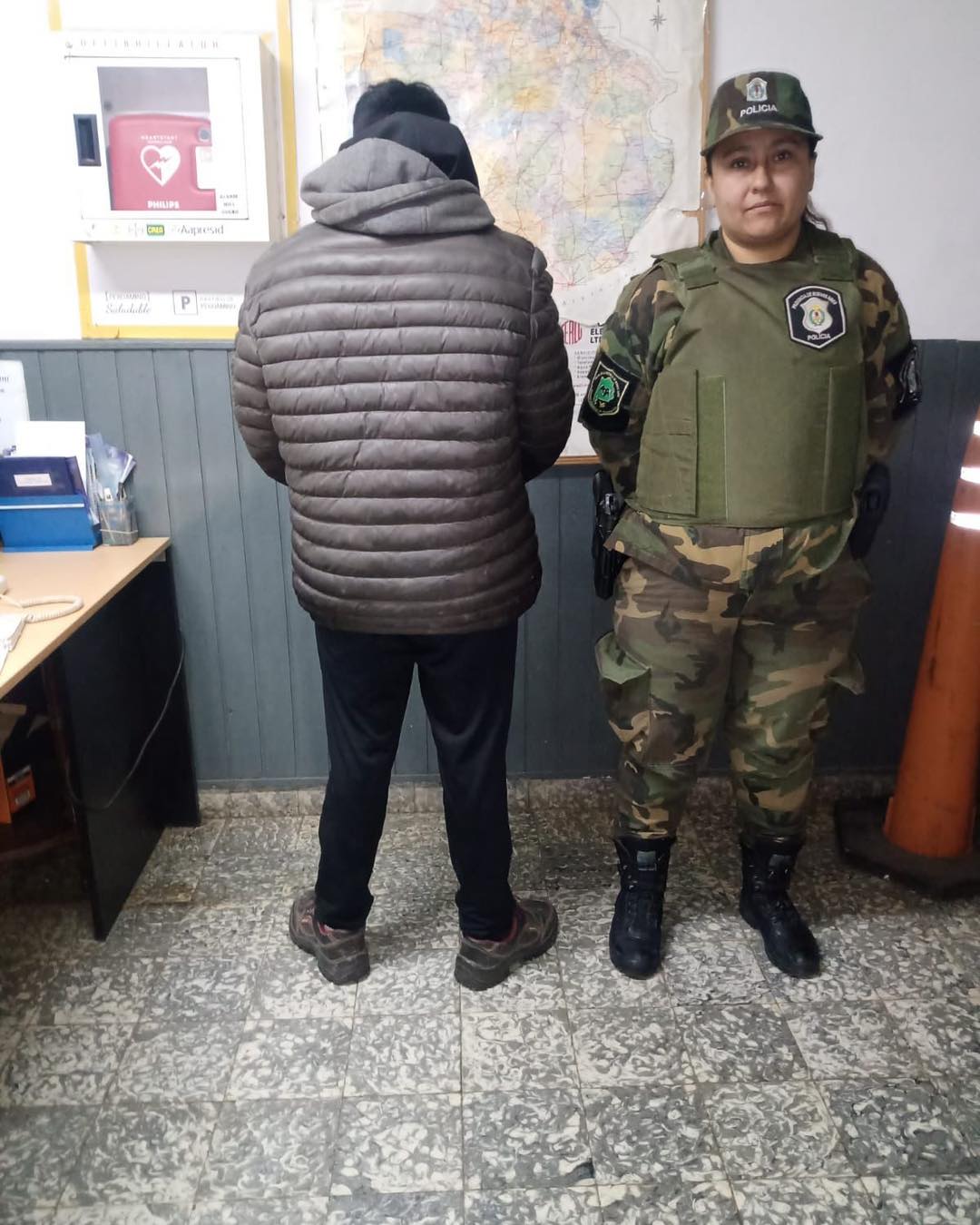 Manejaba una moto robada y  CPR lo aprehendió en ruta 8 