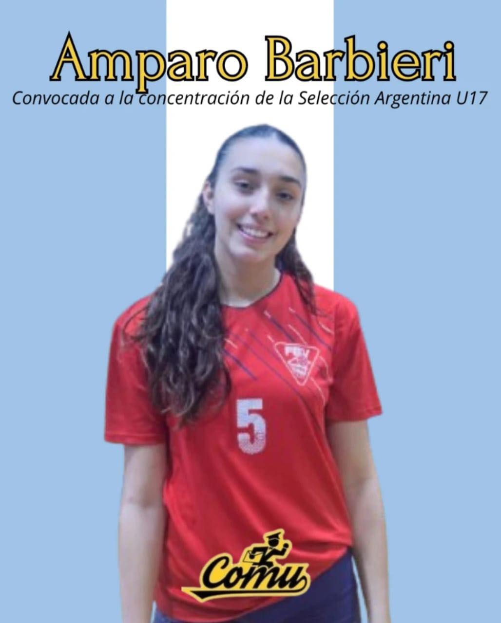 Amparo Barbieri a la  preselección Argentina