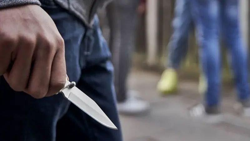 Un alumno fue amenazado por 5  menores de edad con cuchillos en la puerta de la Secundaria N° 4