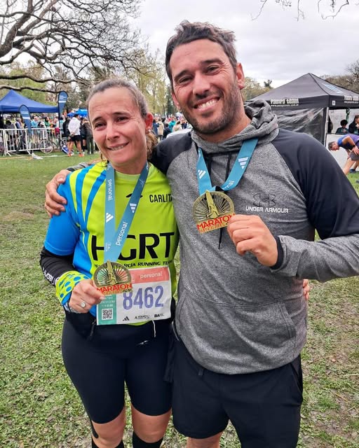 El ex futbolista Juan Pablo Yabrón debutó en la 42 K de Buenos Aires 