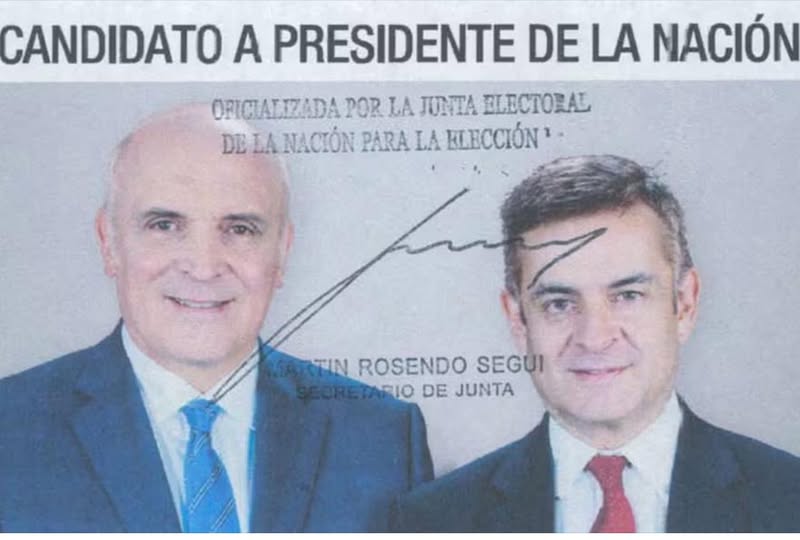 El partido que llevó a Espert como candidato a presidente en 2019 fue sancionado porque no justificó sus fondos