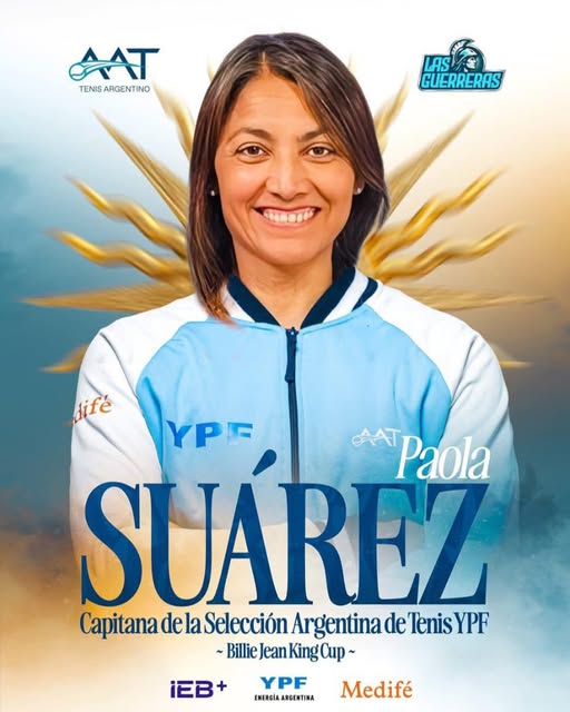 La pergaminense Paola Suárez es la nueva capitana de la Selección Argentina de Tenis 