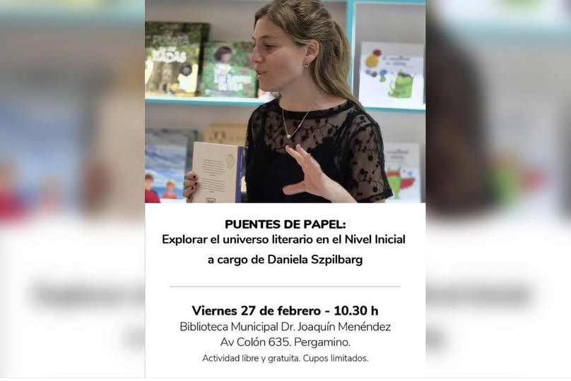 'Puentes de papel': Un taller para docentes, bibliotecarios y libreros