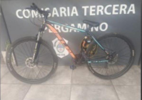 Recuperan una bicicleta robada y aprehenden  al sospechoso en  barrio Villa San José