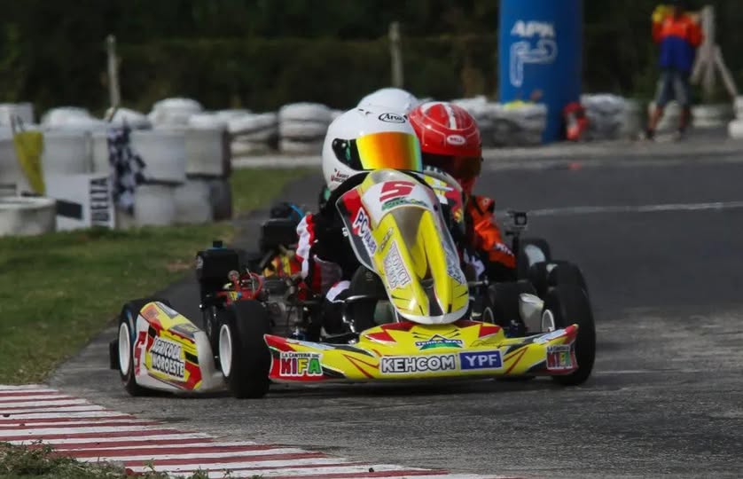 Iván Viscovich fue segundo en  el inicio del Kart Plus en Zárate