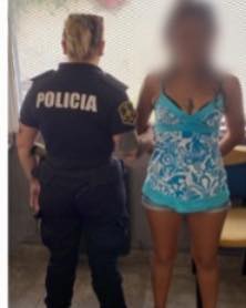 Tenía tres pedidos de captura y fue detenida en la vía pública