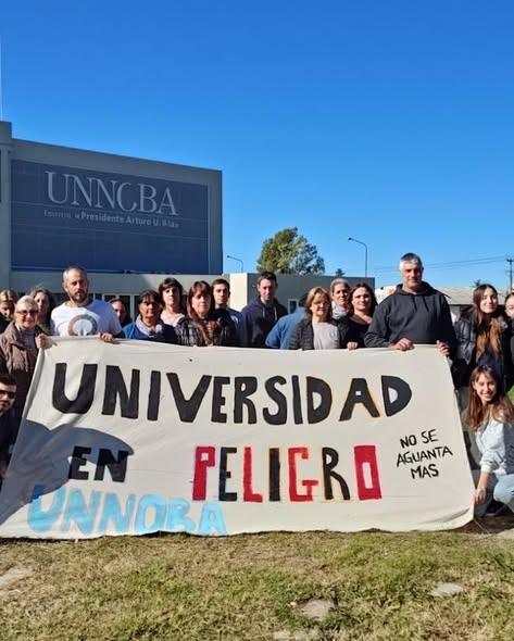 Jornada de visibilización en la  Unnoba en defensa de la  educación pública y la ciencia