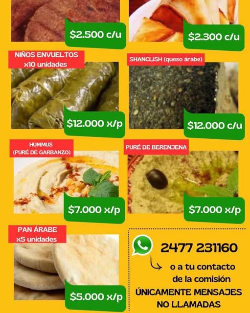 Sabores árabes: la Parroquia Ortodoxa San Jorge organiza una nueva venta de comidas típicas