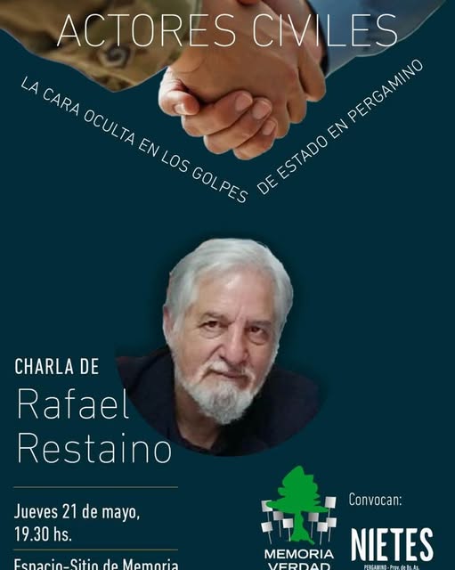 Charla sobre los actores  civiles de los golpes de Estado