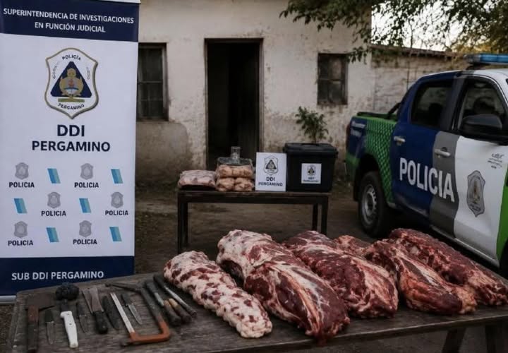 Abigeato: cayó un sospechoso por el robo y faena de un caballo