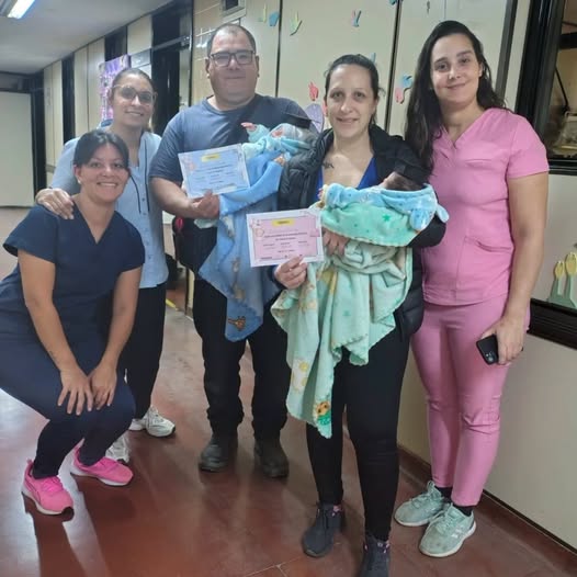 Pequeños luchadores: Guillermo  y Daiana recibieron el alta  tras superar sus primeros desafíos