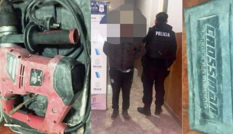 Recuperan en nuestra ciudad herramientas robadas en Arrecifes: un detenido
