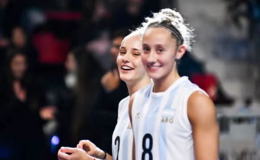 Historico: Bernardita Aguilar jugó sus primeros partidos en la Selección mayor