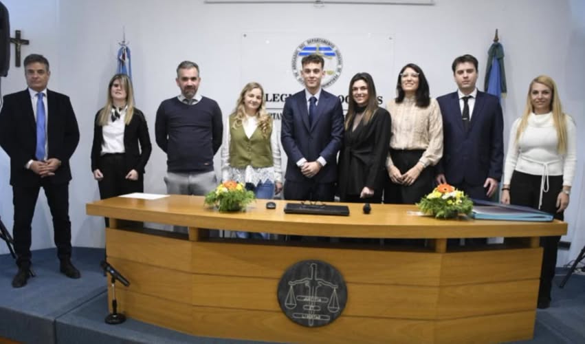 Seis nuevos profesionales prestaron juramento en el Colegio de Abogados de Pergamino