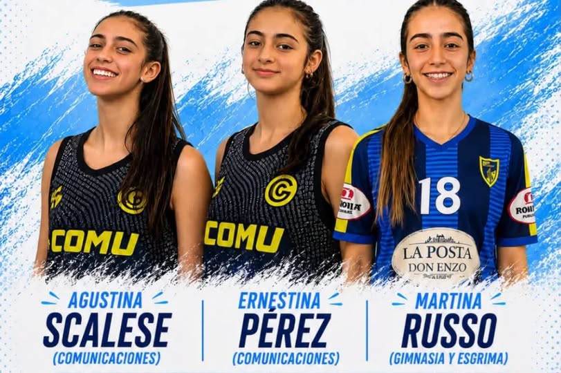 Tres pergaminenses convocadas a la Selección Bonaerense Sub 14 de vóley