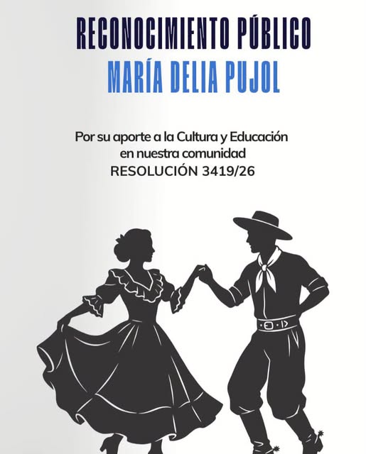 El Concejo Deliberante reconocerá a María Delia Pujol por su aporte a la cultura y la educación.