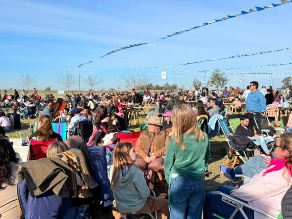 El nuevo predio de El Fortín tuvo su bautismo patrio con una multitudinaria celebración del 9 de Julio